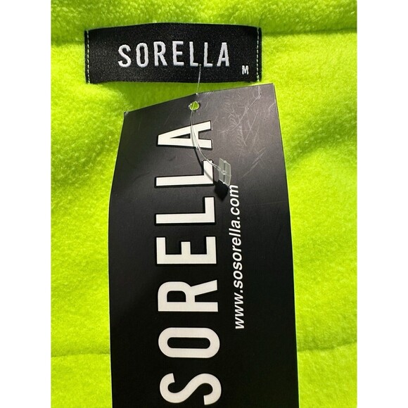 NWT SORELLA Women’s Medium Athletic‎ Fleece Full Zip Jacket Yellow/Black #K10-1 - Picture 2 of 11